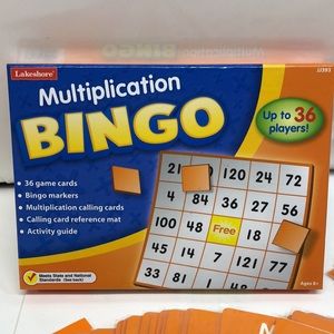Lakeshore Multiplication Bingo